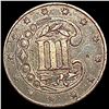 Image 2 : 1862 Silver Three Cent CLOSELY UNCIRCULATED