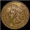 Image 1 : 1875 Indian Head Cent ABOUT UNCIRCULATED