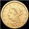 Image 1 : 1853 $2.50 Gold Quarter Eagle ABOUT UNCIRCULATED