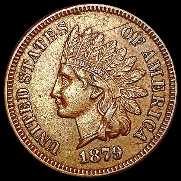 1879 Indian Head Cent CHOICE AU