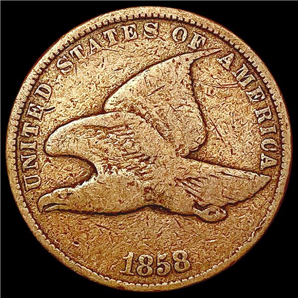 1858 Flying Eagle Cent LIGHTLY CIRCULATED