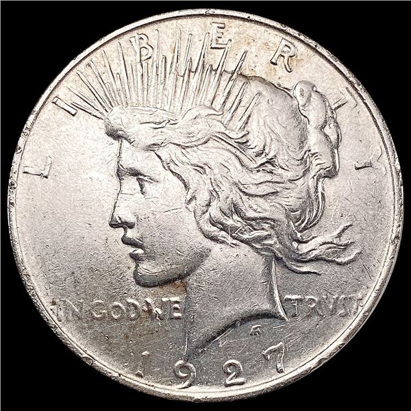 1927-D Silver Peace Dollar CHOICE AU