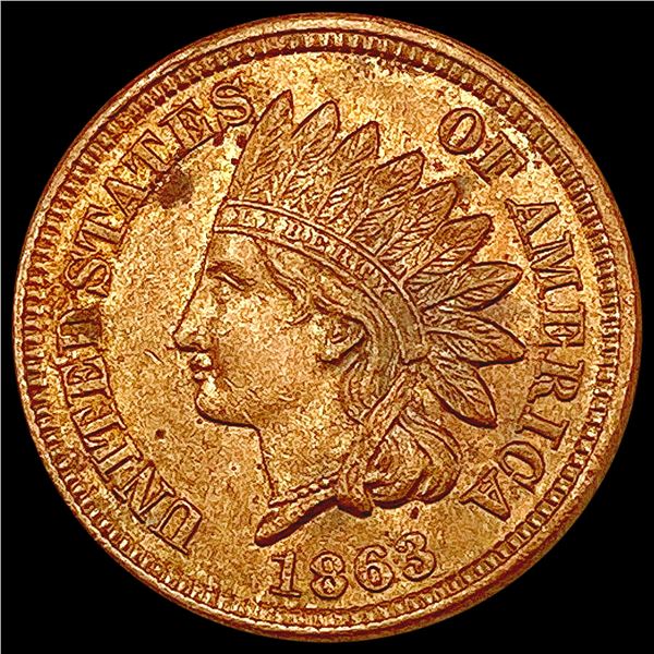 1863 Indian Head Cent CHOICE BU