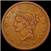 1842 Braided Hair Large Cent ABOUT UNCIRCULATED
