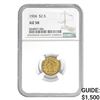Image 1 : 1904 $2.50 Gold Quarter Eagle NGC AU58
