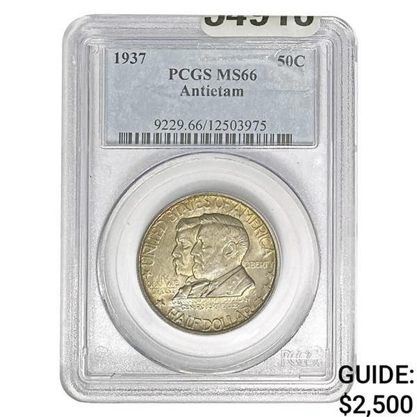 1937 Antietam Half Dollar PCGS MS66