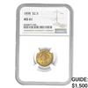 1898 $2.50 Gold Quarter Eagle NGC MS61