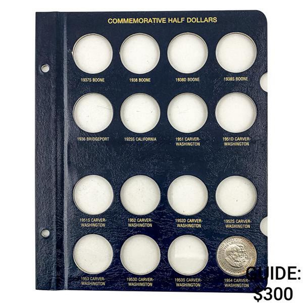 1954 [3] 50C Comm. coins w/ Album