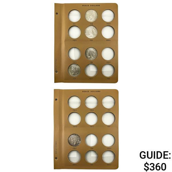 1922-1925 [4] $1 Peace w/ Album