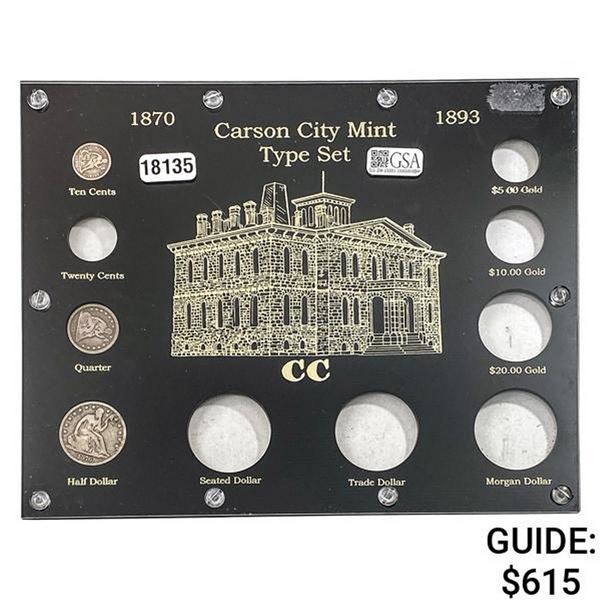 1876-1877 [3] 10C-50C Seat. Lib. Car. City