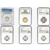 Image 1 : 1937-1962 Gem BU US SIlver Coinage Lot [6 Coins] PCGS/NGC MS/PF65-69