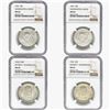 Image 1 : 1946-1952 Gem BU Booker T and Wash Carver Half Dollar Lot [4 Coins] NGC MS64/65