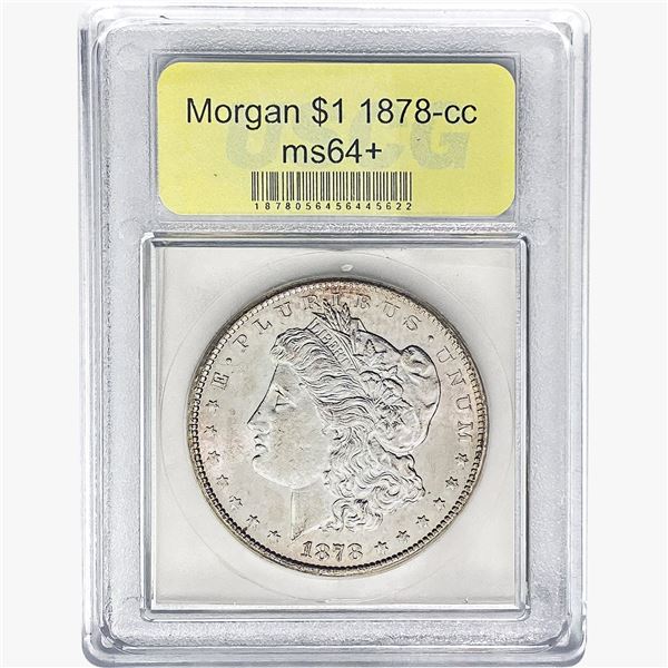 1878-CC Morgan Silver Dollar USCG MS64+