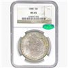 Image 1 : 1880 Morgan Silver Dollar NGC MS65 CAC