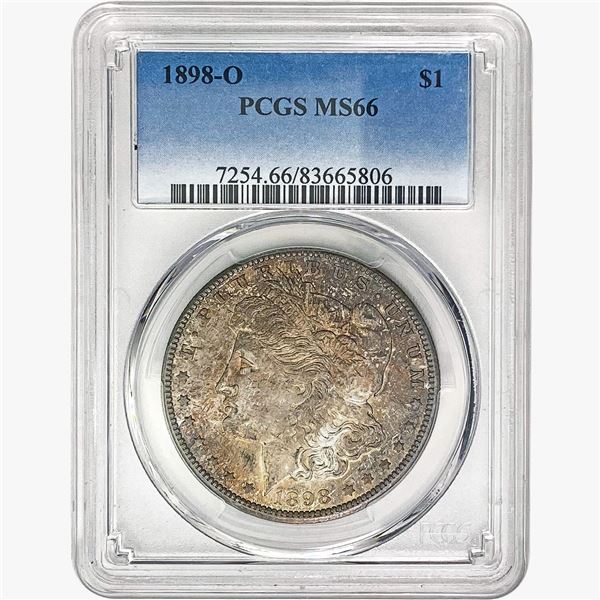 1898-O Morgan Silver Dollar PCGS MS66