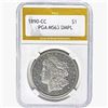 Image 1 : 1890-CC Morgan Silver Dollar PGA MS63 DMPL