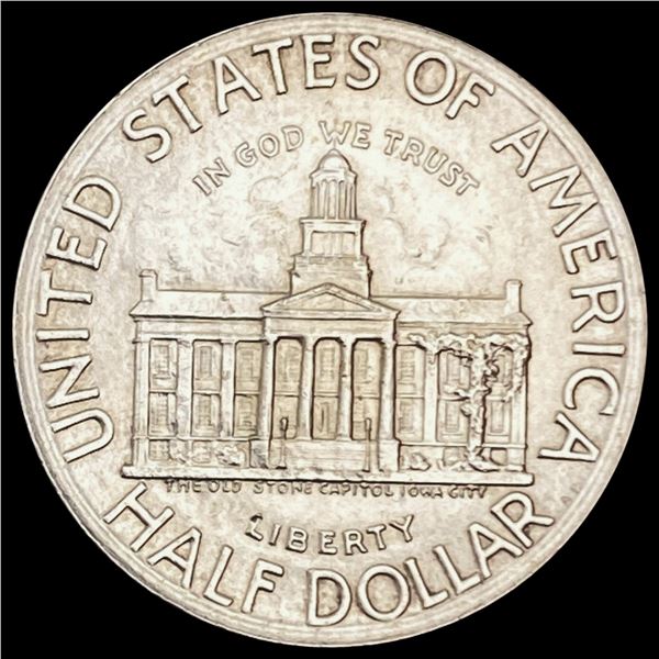 1946 Iowa Statehood Centennial Half Dollar GEM BU
