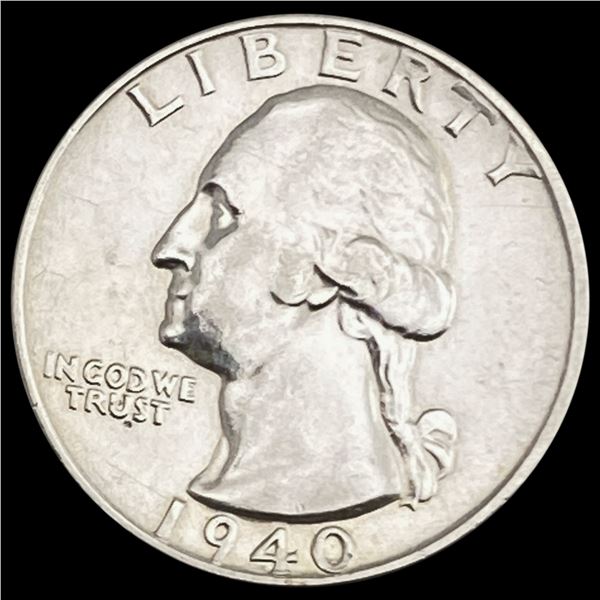 1940-D Washington Quarter - Silver UNCIRCULATED