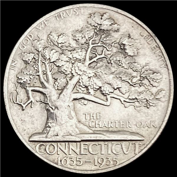 1935 Connecticut Charter Oak Half Dollar CHOICE BU