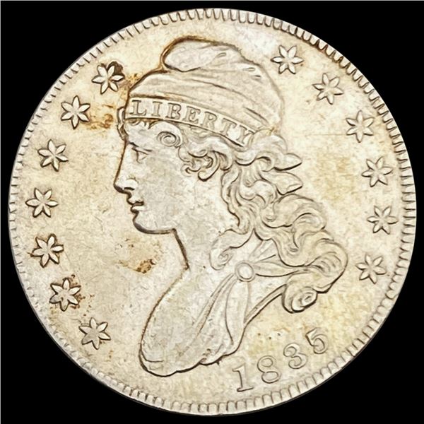 1835 Capped Bust Half Dollar NEARLY UNCIRCULATED