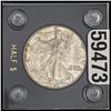 Image 1 : 1943 Walking Liberty Half Dollar - Silver - NGC MS65 UNCIRCULATED