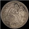 Image 1 : 1853 A&R Seated Liberty Quarter CLOSELY UNC