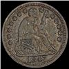 Image 1 : 1847 Liberty Seated Half Dime UNCIRCULATED