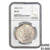 Image 1 : 1882-CC Morgan Silver Dollar NGC MS64