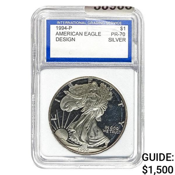 1994-P American Eagle Silver PR-70 IGS