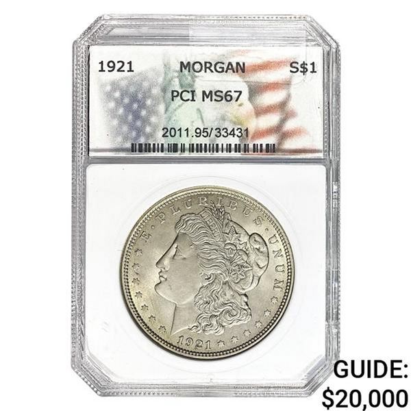 1921 Morgan Dollar PCI MS67