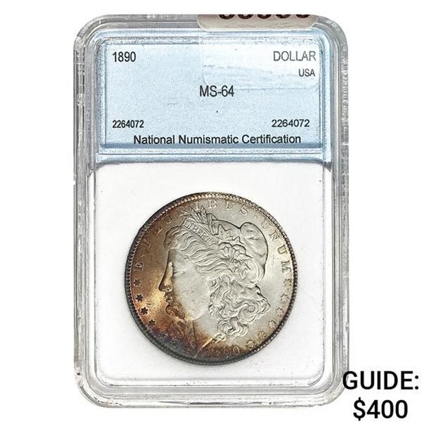 1890 Morgan Dollar NNC MS-64