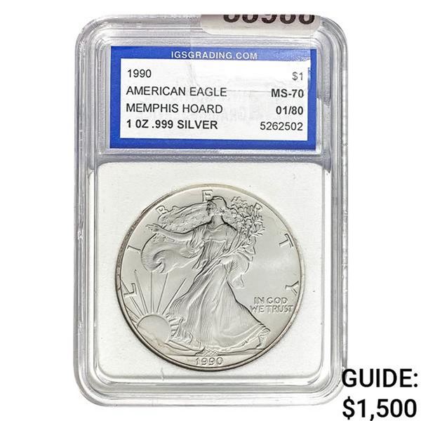 1990 American Eagle MS-70 IGS