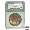 Image 1 : 1881-O Morgan Dollar NTC MS64