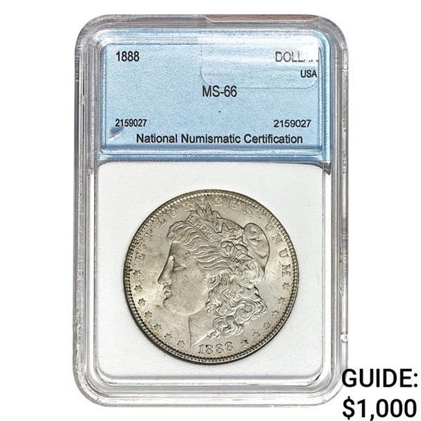 1888 Morgan Silver Dollar NNC MS-66