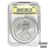 Image 1 : 2009 American Silver Eagle NASC MS70