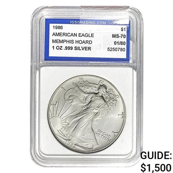 1986 American Eagle IGS MS-70
