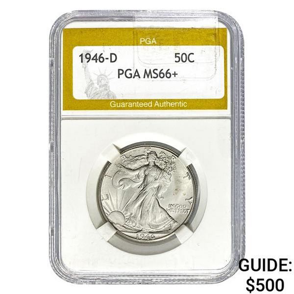 1946-D Walking Liberty Half Dollar PGA M