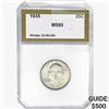 Image 1 : 1935 Washington Silver Quarter PCI MS65