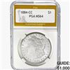 Image 1 : 1884-CC Morgan Silver Dollar PGA MS64