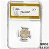 Image 1 : 1880 Nickel Three Cent PGA MS65