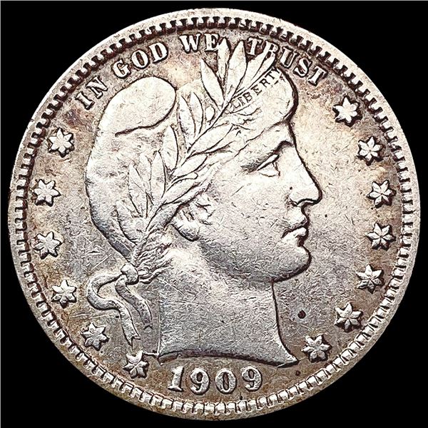 1909-D Barber Quarter CLOSELY UNCIRCULATED