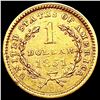 Image 2 : 1851 Rare Gold Dollar NEARLY UNCIRCULATED