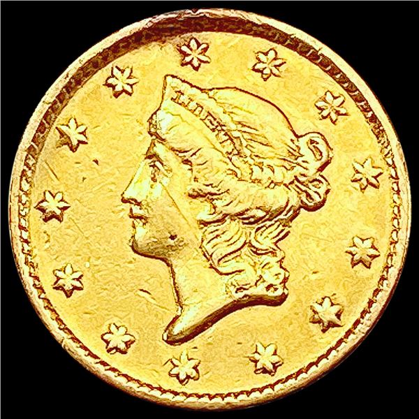 1853 Rare Gold Dollar CLOSELY UNCIRCULATED