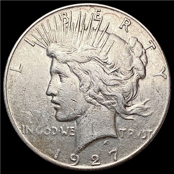 1927-S Silver Peace Dollar NEARLY UNCIRCULATED