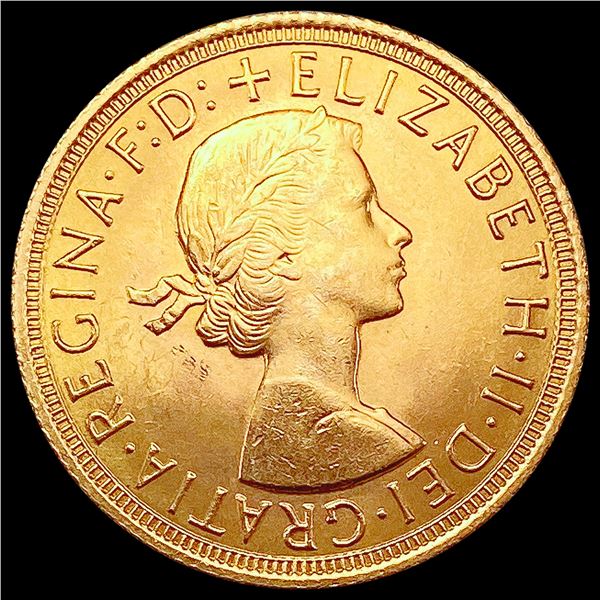 1966 Gr. Britain Gold Sovereign 0.2355oz GEM BU