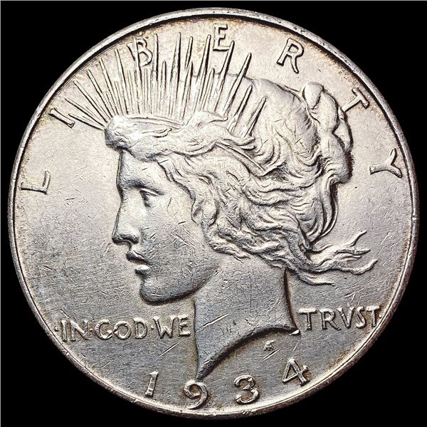 1934-D Silver Peace Dollar CLOSELY UNCIRCULATED