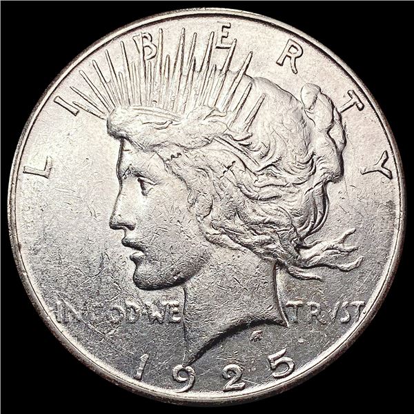 1925-S Silver Peace Dollar CLOSELY UNCIRCULATED