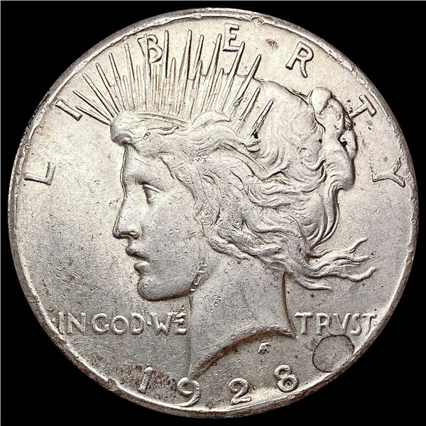1928 Silver Peace Dollar LIGHTLY CIRCULATED