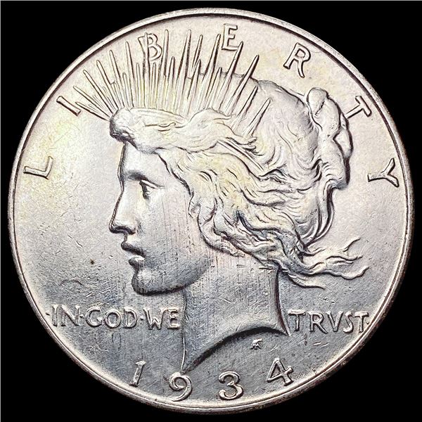 1934-D Silver Peace Dollar CLOSELY UNCIRCULATED