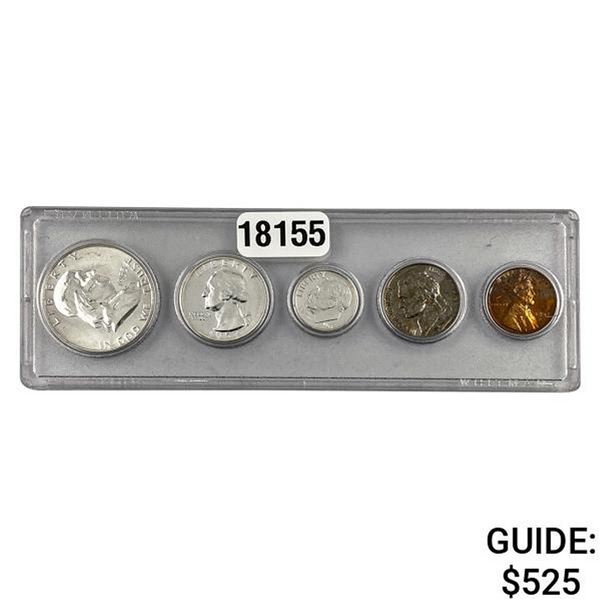 1953 [5] Proof Set 1C-50C